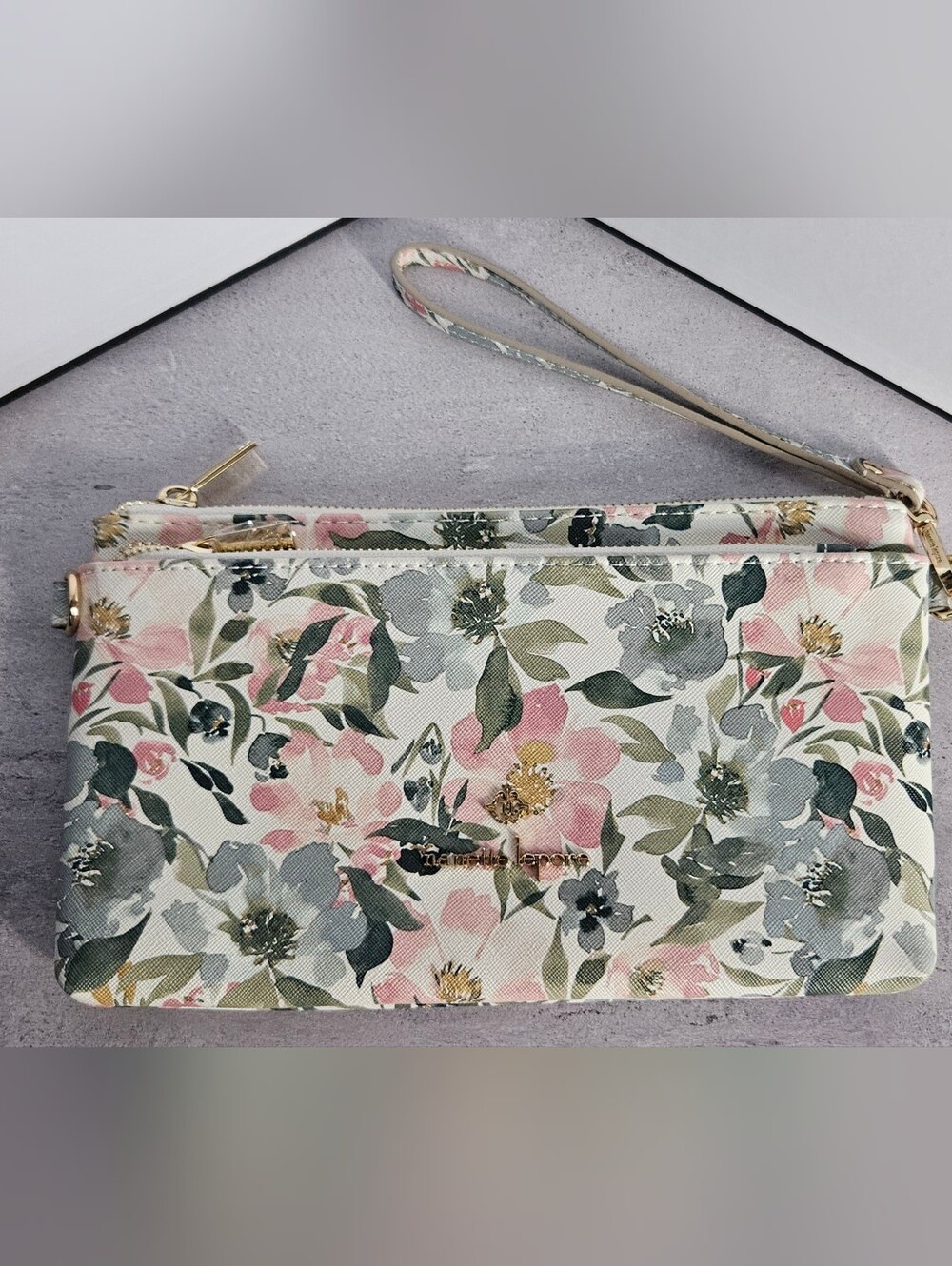 Nanette Lapore Floral Wristlet Clutch